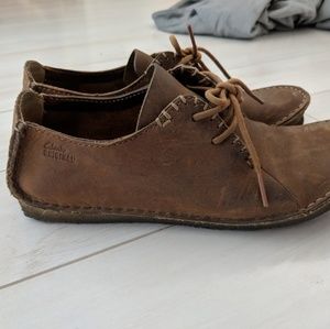 Clarks leather shoes